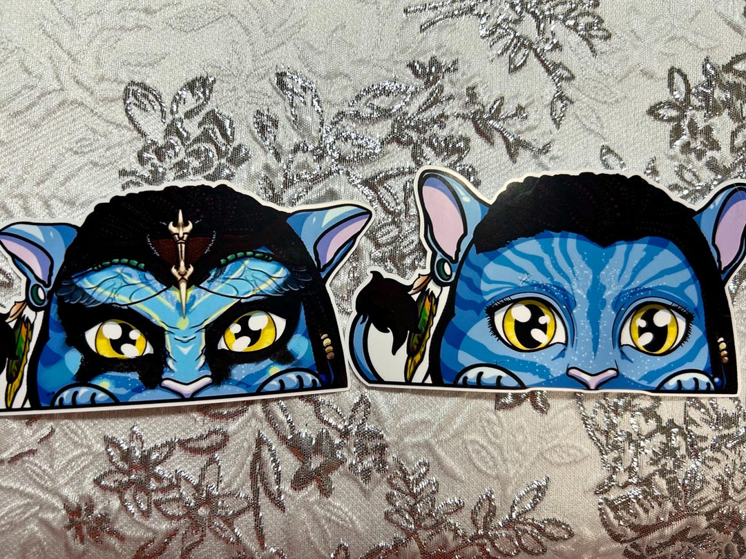 Avatar Neytiri Peeker Stickers - Etsy