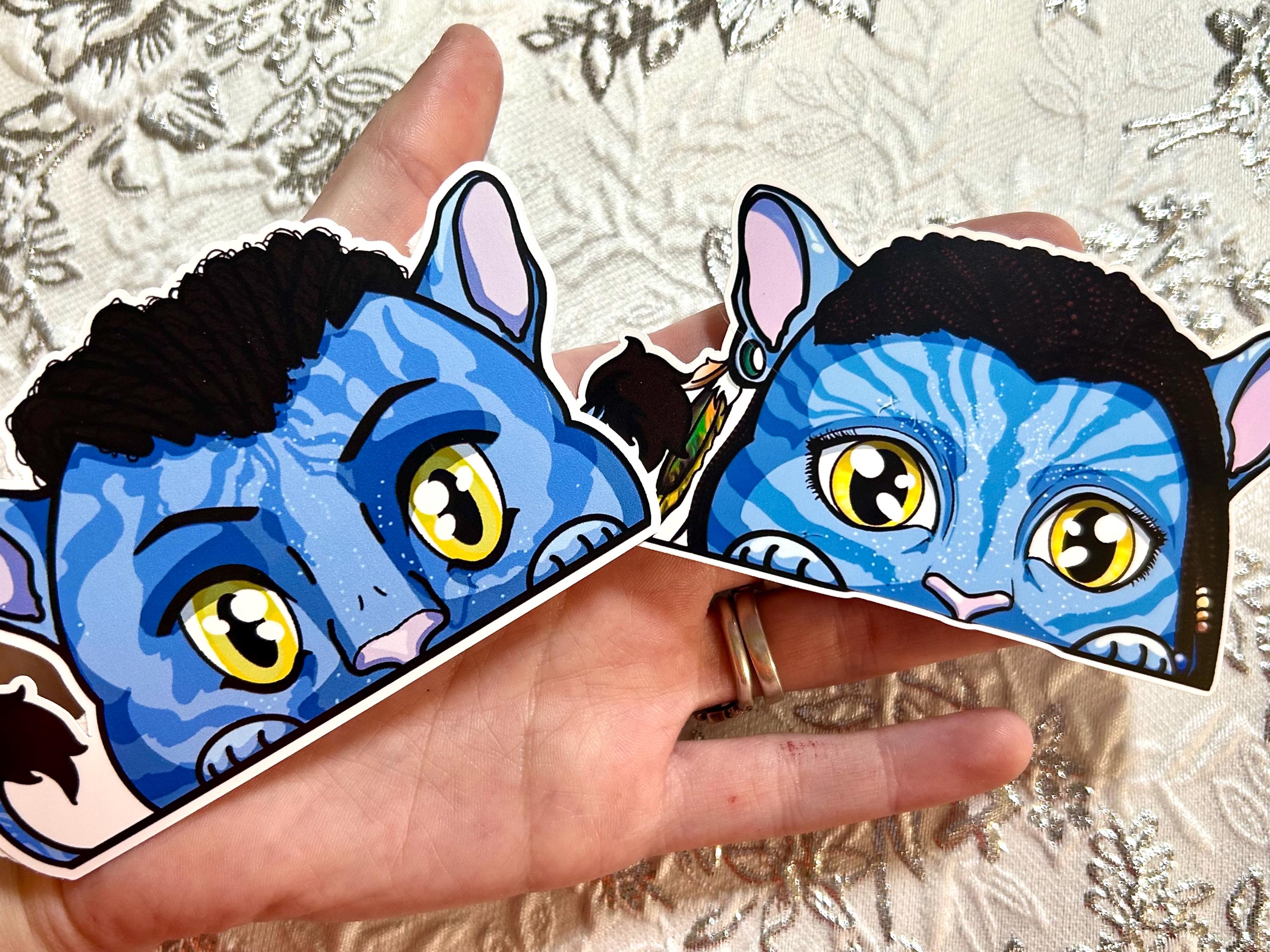 Sully Window Sticker Avatar Sully Family Peeker Stickers - Etsy