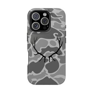 Camouflage Phone Case, Durable Design, Nature Decor, Gift for Hunters, Adventurers