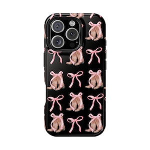 Boots and Bows Magnetic Tough Case - Stylish Phone Protection with Cute Designs, Gifts for Dancers, Ballet Lovers, Unique Accessories, [...]
