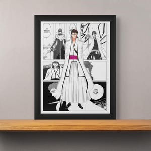 Bleach Aizen poster | Anime Character poster | Manga artwork | Digital download