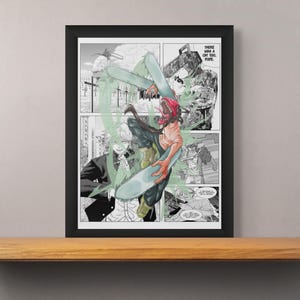 Chainsaw man Denji poster | Anime Character Poster | Manga art | Digital download