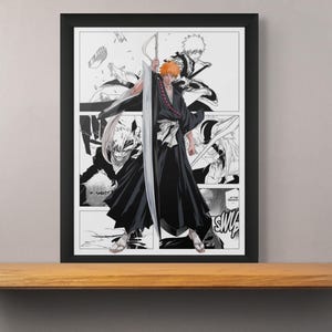 Bleach Ichigo poster | Anime poster | Manga artwork | Digital download