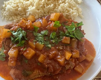 Receta de chuletas de cerdo a la mexicana (PDF digital)