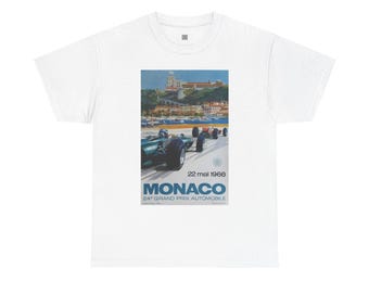 ヴィンテージ モナコ グランプリ 1966 グラフィック T シャツ
