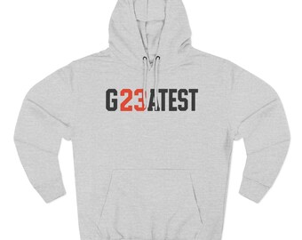 Sudadera con capucha gráfica MJ G23ATEST - Ropa de calle unisex de polar