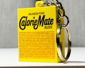 Calorie Mate Keychain: 3D Printed Metal Gear Solid Collectible