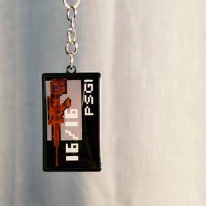 Metal Gear Solid PS1 Keychain: Retro Gamer Gift (BUY 4 GET 1 FREE!) PSG1