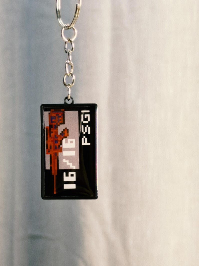 Metal Gear Solid PS1 Keychain: Retro Gamer Gift (BUY 4 GET 1 FREE!) PSG1