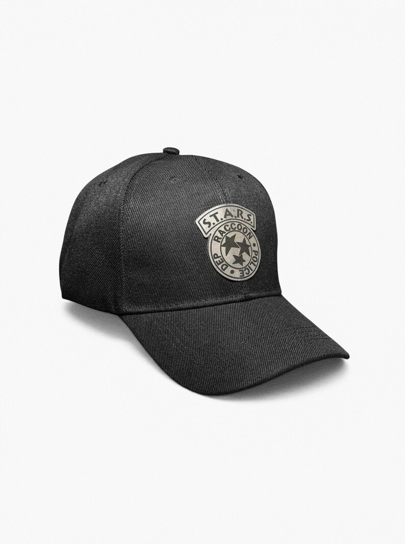Resident Evil Rpd Cap Resident Evil Hat – Distressed STARS / RPD Badge / RPD Logo Cap – Laser ...