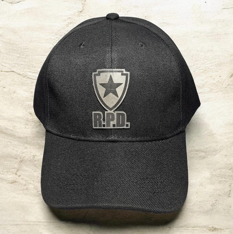 Resident Evil Rpd Cap Resident Evil Hat – Distressed STARS / RPD Badge / RPD Logo Cap – Laser ...