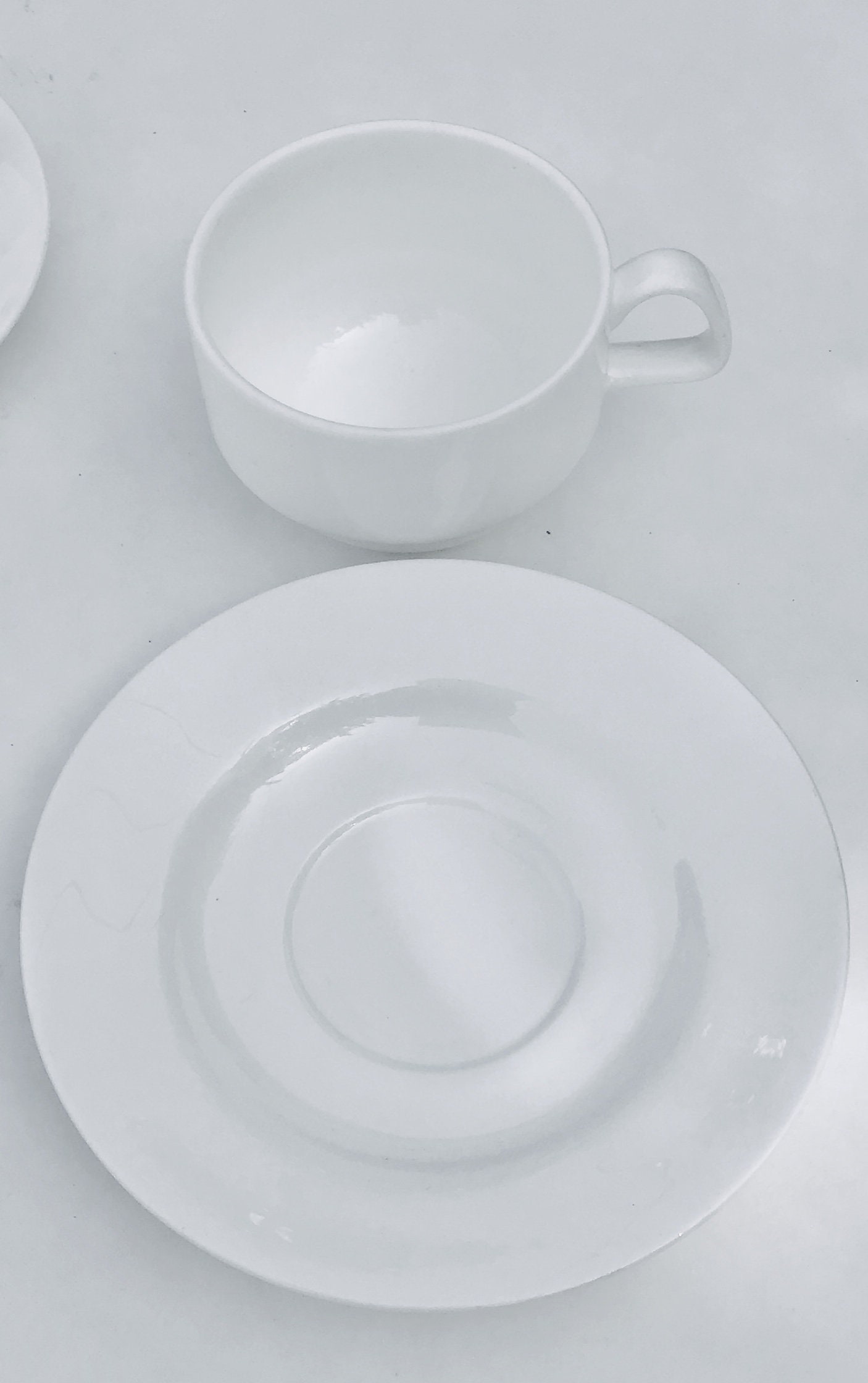 Two Qantas Airlines First Class Fine China Coffee Cup and Plate by ...