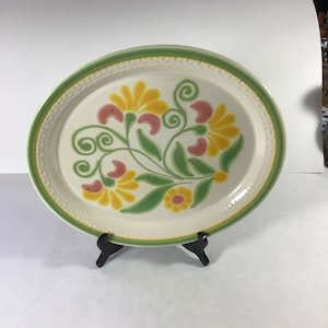 Franciscan Earthenware Floral Pattern Large Oval Platter RARE PATTERN