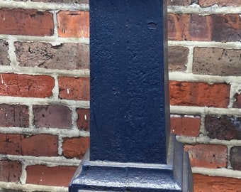 Antique vintage cast iron victorian industrial architectural plant base stand leg