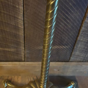 Antique Vintage Brass Butler Valet Suit Hanger Base Stand Store Piece ...
