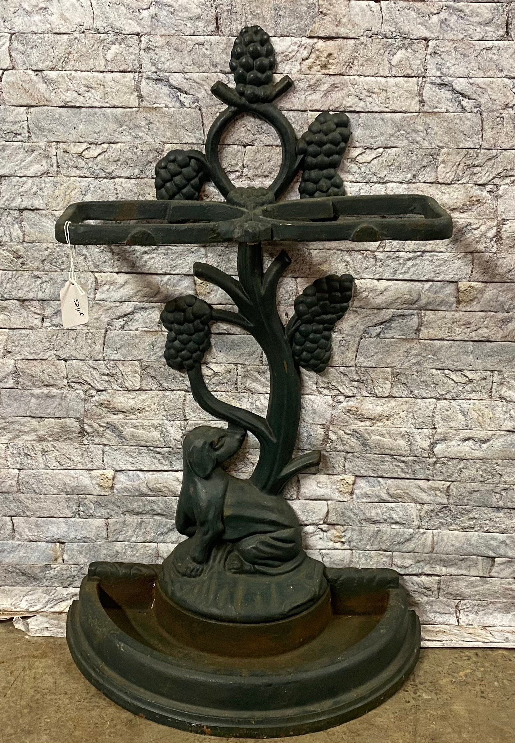 Cast Umbrella Stand Holder Antique Vintage Iron Victorian