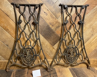 Antique Vintage Victorian Style Ornate Cast Iron Sewing Machine