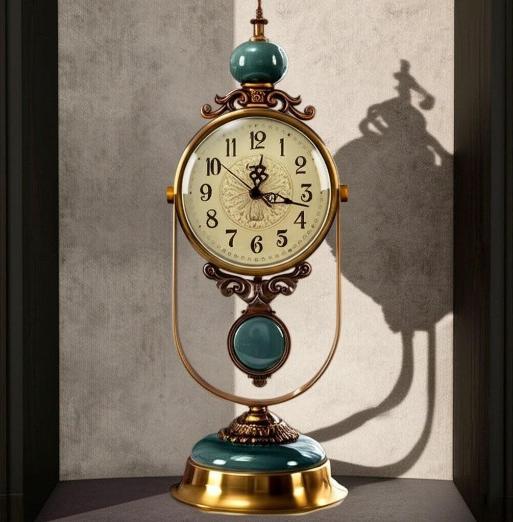 Amazon Reloj De Pared Antiguo Redondo Reloj De Pared De Doble Cara