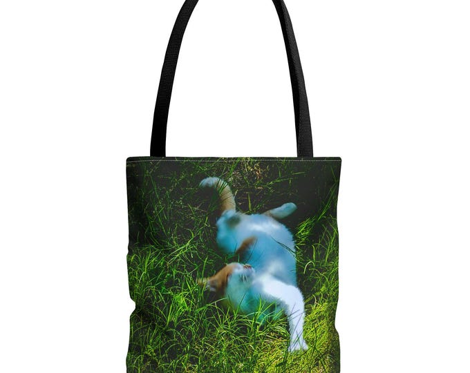 Cute Purse, Fun Bag, Silly Tote, Funny Cat Grocery Shopping Bag, Diaper Bag, School Bag, College Tote, Lunch Bag, Beach tote, Picnic bag
