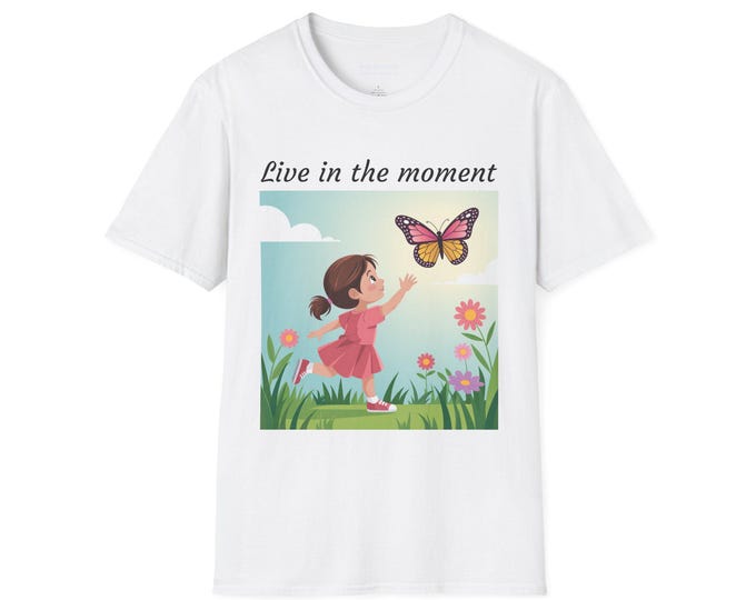 Women's Shirt, Fun T-Shirt, Butterfly T Shirt, Gift for her, Gift for him, Gift for kids, Inspirational, Butterfly, Casual, Uplifting
