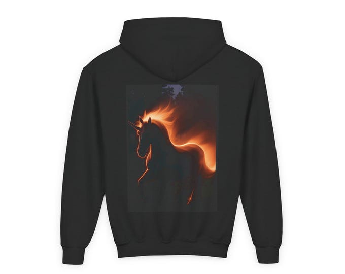 Kids Hoodie, Animal Lover, Back to School, Unicorn Stuff, Girl Gift, Boy Gift, Birthday Present, Christmas, Warm Clothing, Fantasy
