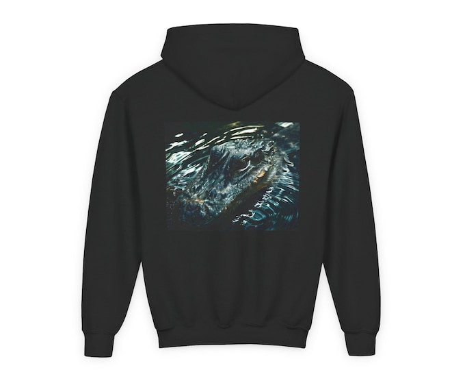 Kids Hoodie, Warm Sweatshirt, Animal Lover, Crocodile Stuff, Alligator, Birthday Present, Christmas Gift, Back to School, Science Clothing