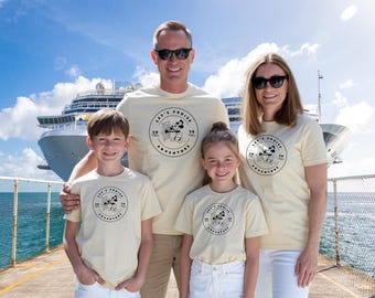 Let's Cruise Disney 2026 Custom Matching Family T-Shirts, Steamboat Willie Family Cruise Shirts, Custom Ship Name