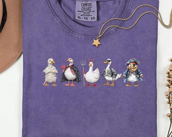 Halloween Goose shirt, just a Spooky Goose t-shirt, Funny Halloween shirt, Spooky Season shirt, Spooky Goosey Shirt, Funny Goose Shirt