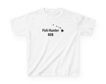Visshirt voor kinderen, perfect voor jonge vissers, outdoor-avontuurshirt, zomerkampkleding, ideaal voor verjaardagen en feestdagen