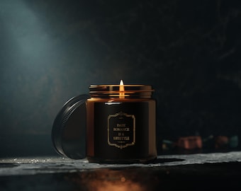 Dark Romance Candle | "Dark Romance Is A Lifestyle" Soy Candle | Book Lover Gift | Reader Aesthetic Candle