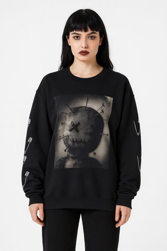 Voodoo Doll Graphic Sweatshirt