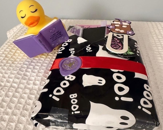 Blind Date with a Book + Mystery Duck | Surprise Wrapped Book Bundle | Choose Your Genre | BookTok Gift Box