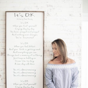 Music Lyrics Wall Art, Song Lyrics Wall Art for Living Room, Song Lyric Gift Ideas for Anniversary Gift or Wedding Gift