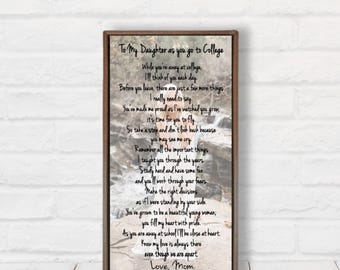 Graduation Gift, Song Lyric Wood Print, Custom Wall Art