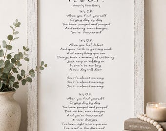 Personalized Song Lyrics Wall Art, Custom Anniversary Gift