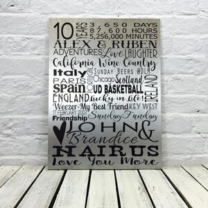 tenth anniversary gift for him