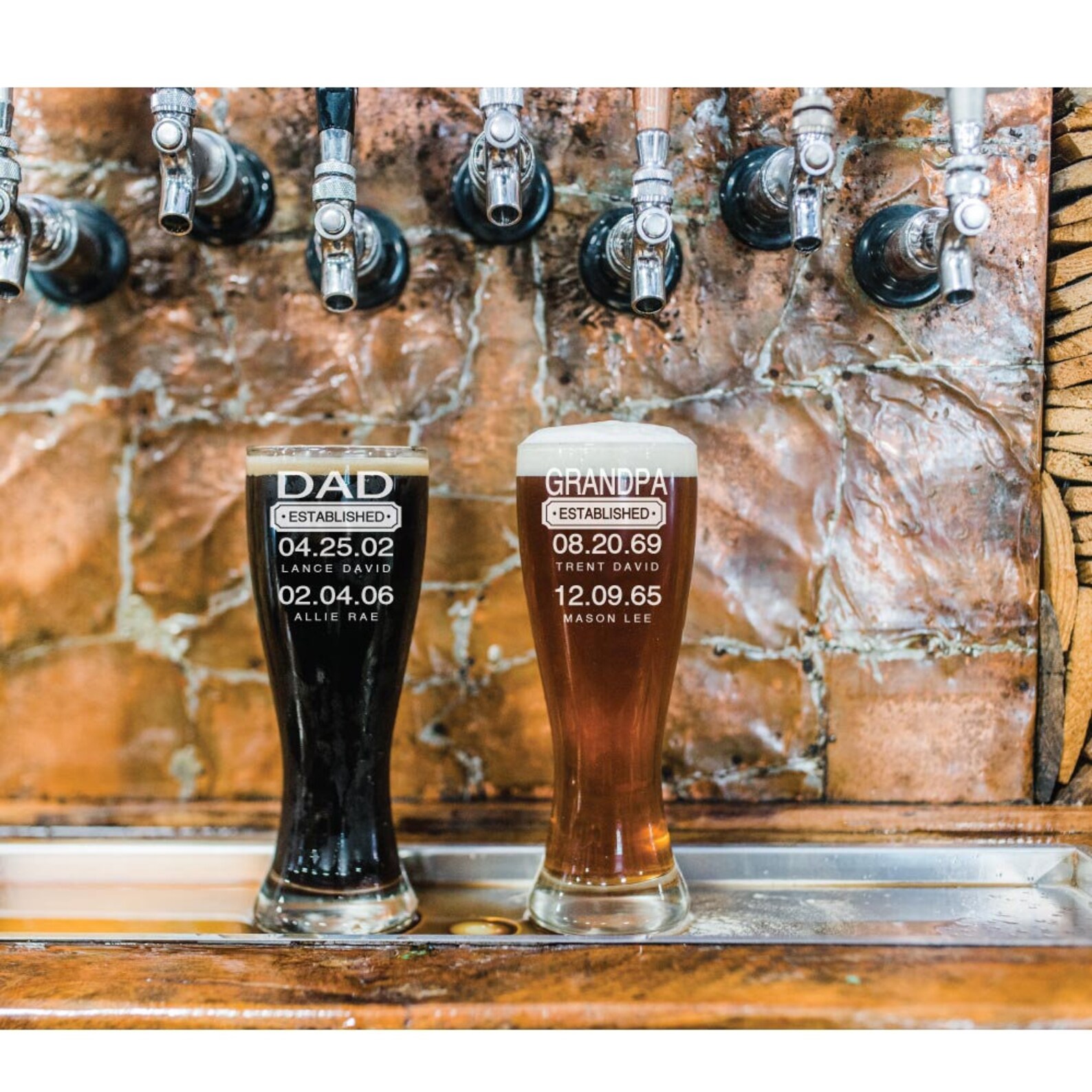 Fathers Day Gift Dad Beer Glass Dad Gift Gift From Wife Etsy