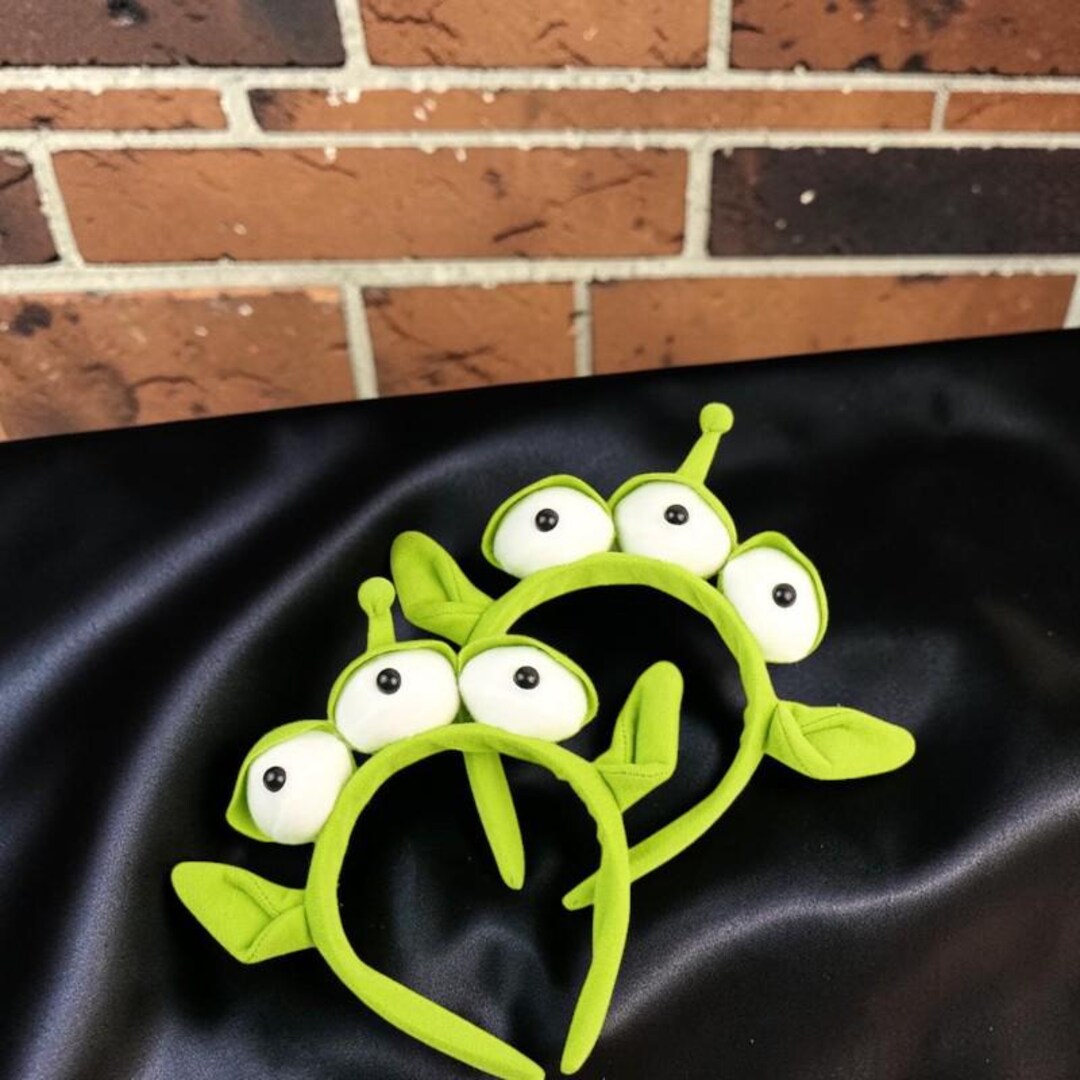 Alien Monster Headband | Halloween Plush Headwear | Three Eye Costume ...