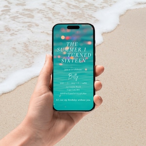 The Summer I Turned Pretty Invite | TSITP Inspired | Digital Invite/Editable