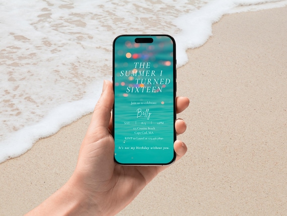 The Summer I Turned Pretty Invite | TSITP Inspired | Digital Invite/Editable