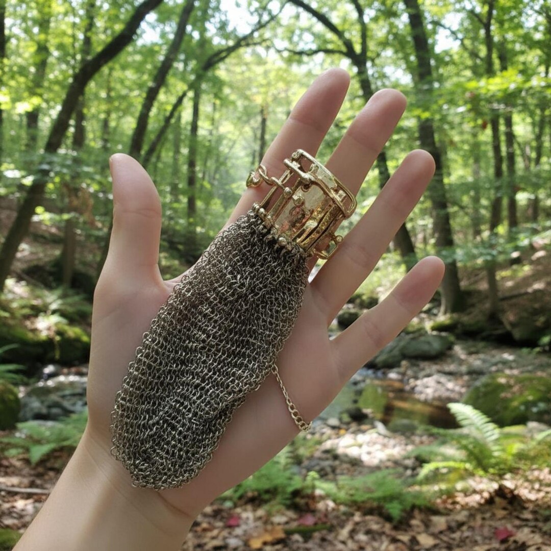 Medieval Chainmail Coin Pouch, Metal Mesh Purse, LARP Renaissance ...