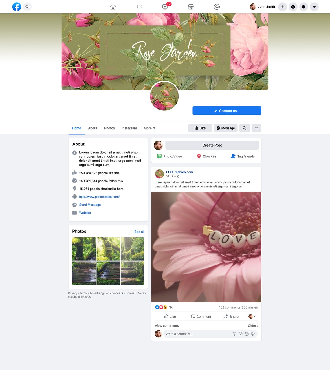 Set of 3 Facebook-2020 cover templates. Victorian. Vintage. | Etsy