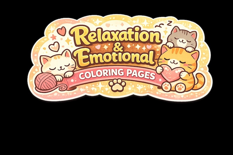 Funny Quotes Coloring Pages Volume 3 | 50 Mental Health Relaxing Cats (Instant Download) image 3