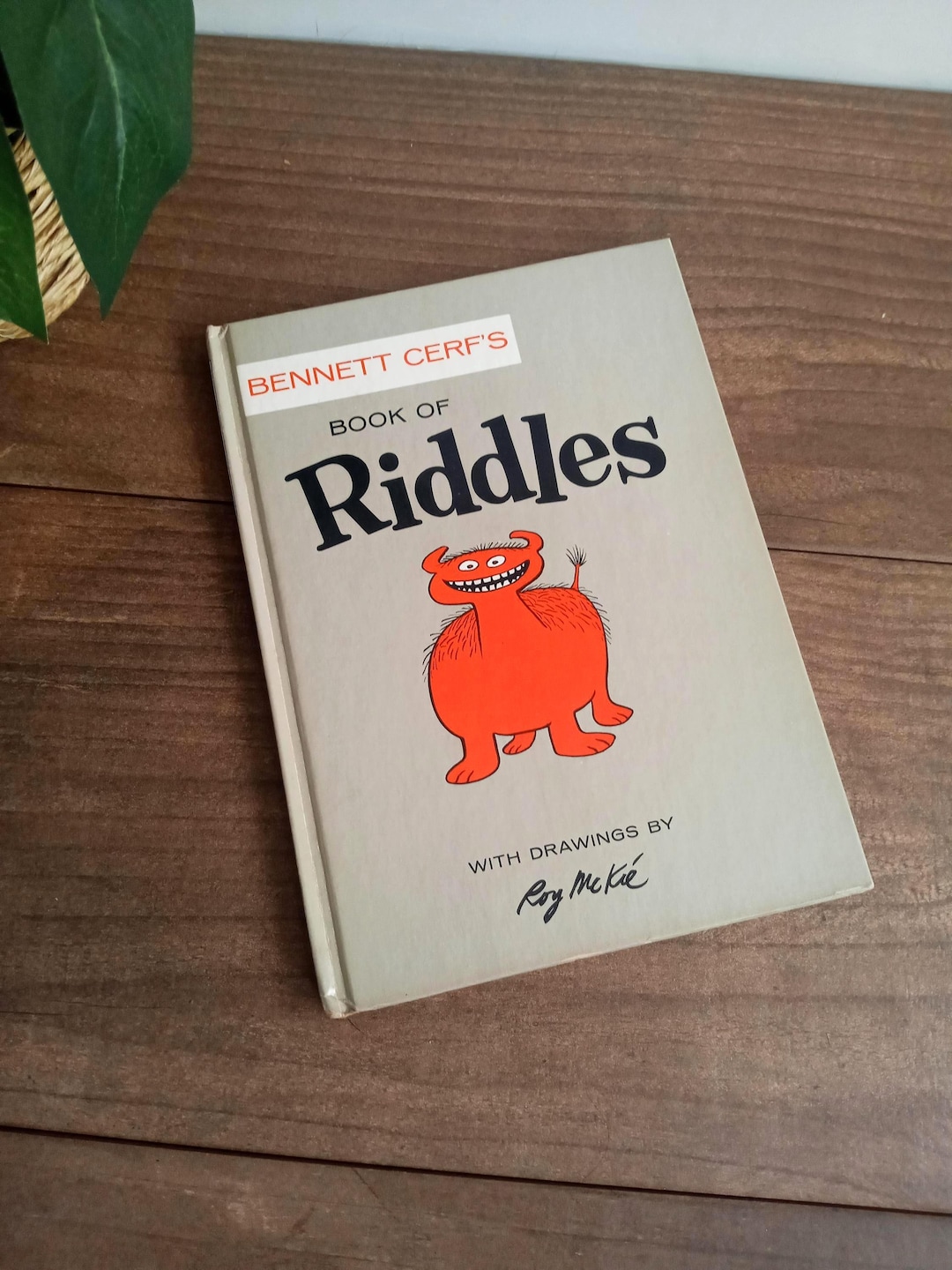 Bennett Cerf's Book of Riddles, Dr. Seuss Beginner Book, 1960, First ...