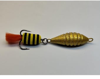 Señuelo de pesca Gold Jig tipo avispa, hecho a mano, tipo jig spinner, de 12 a 31 gramos (0,42 a 1,09 onzas).