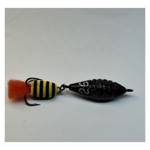 Black Jig fishing bait wasp handmade fishing bait lure 12 gr - 31 gr (0.42 oz - 1.09 oz)