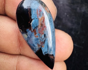 Flashy Blue Pietersite Cabochon Multicolor Pietersite For Jewelry Crafts.
