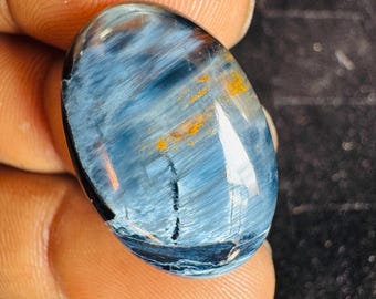 Pietersite Cabochon, Stormy Gemstone for Chakra Jewelry