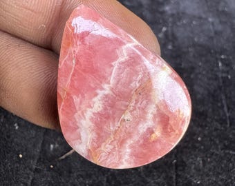 Natural Rhodochrosite Cabochon Natural Layered jewelry Making Stone.