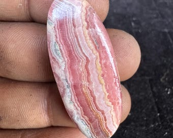 Natural Rhodochrosite Cabochon Natural Layered jewelry Making Stone.